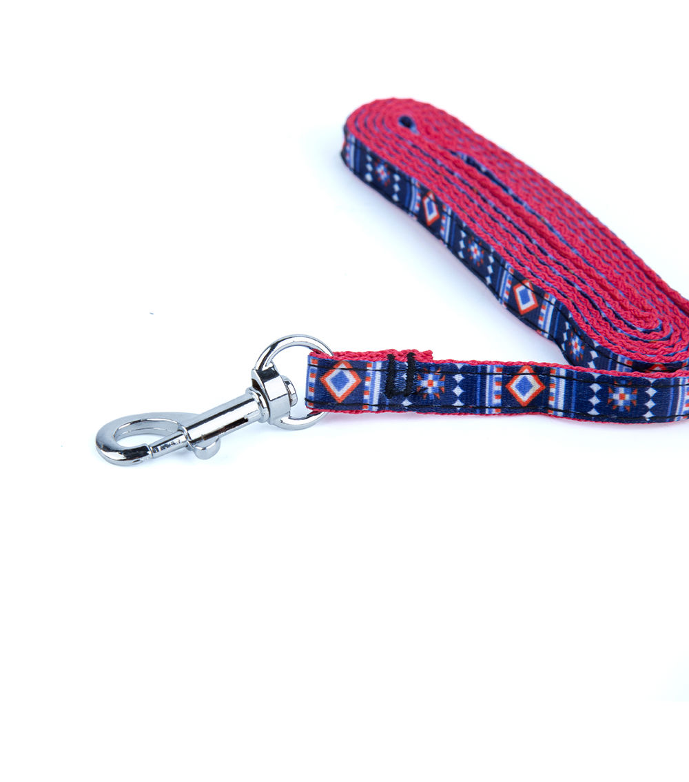 Kilim Pattern Dog Lead for Small Dogs, Assorted (1Pc)