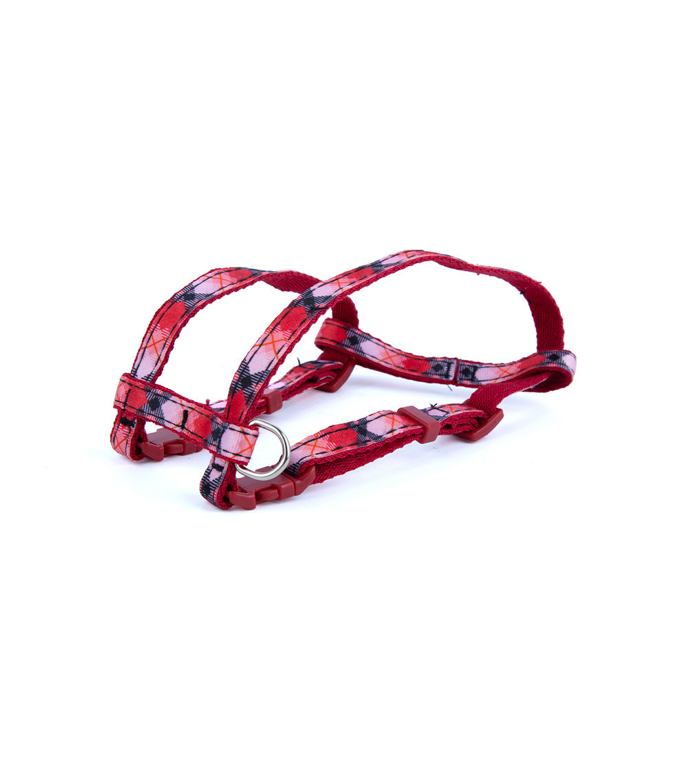 Plaid Pattern Dog Harness, Assorted (1Pc)