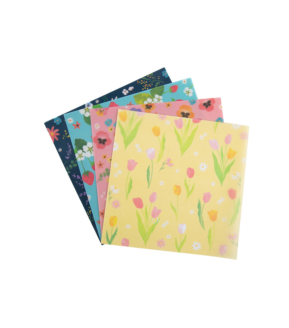 Semi-Transparent Chiyogami Paper, Yellow & Green