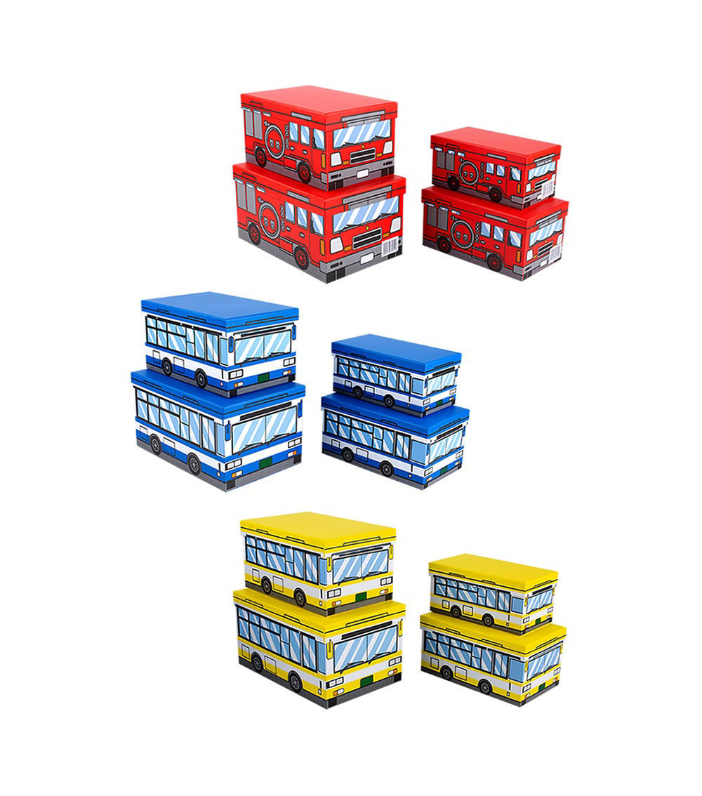 Paper box car shape assort of 4 size