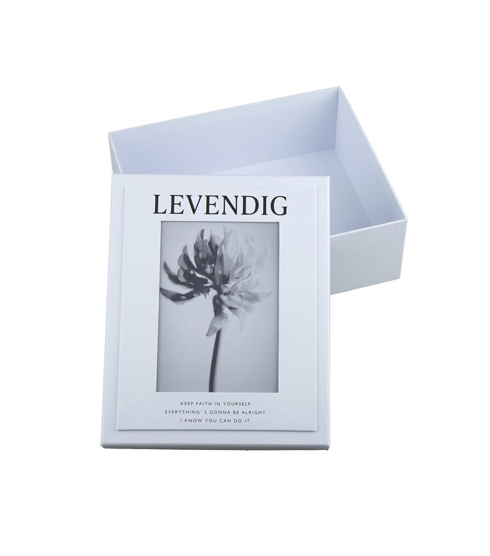 Paper Box with Photo Frame, White (1 pc)