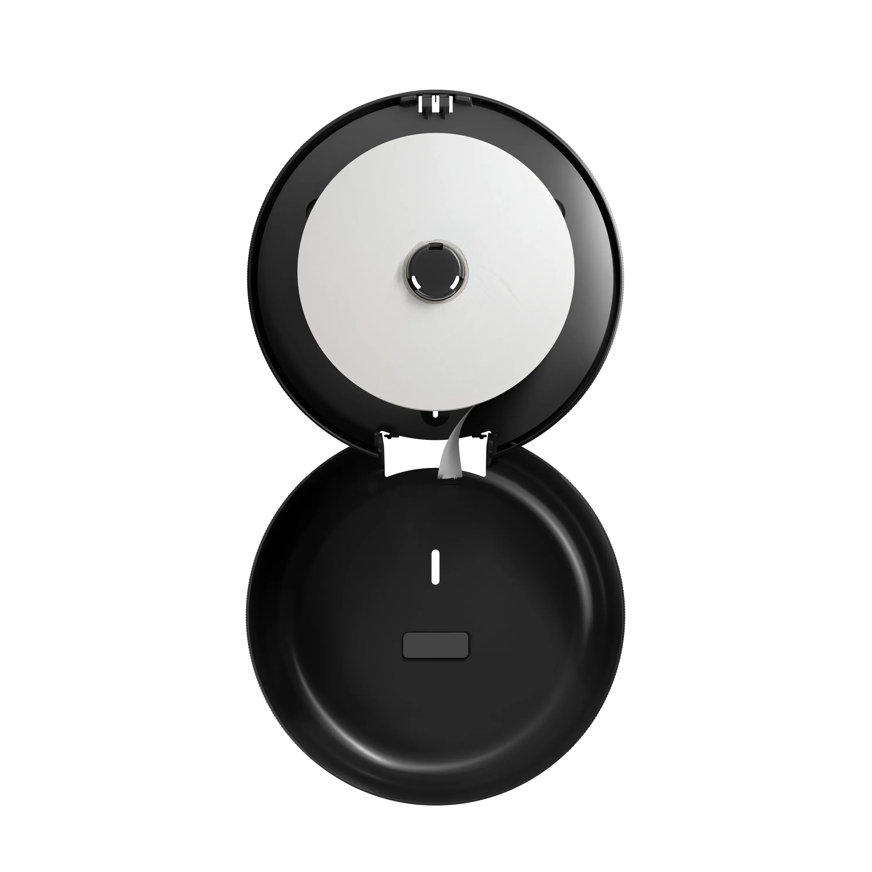 Clear+ EcoBlack jumbo toilet paper mini dispenser (220mm)