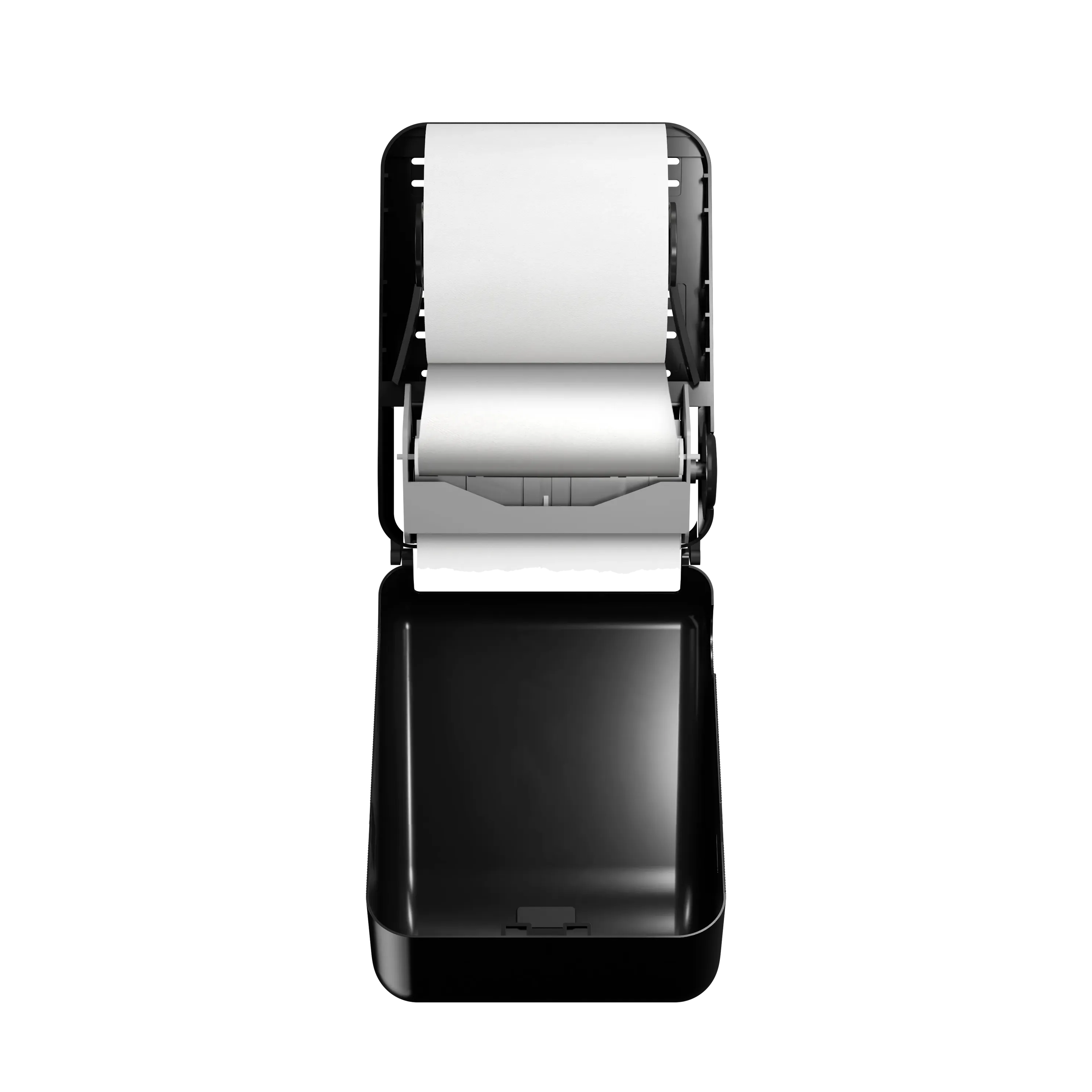 Clear+ EcoBlack hand towel roll dispenser