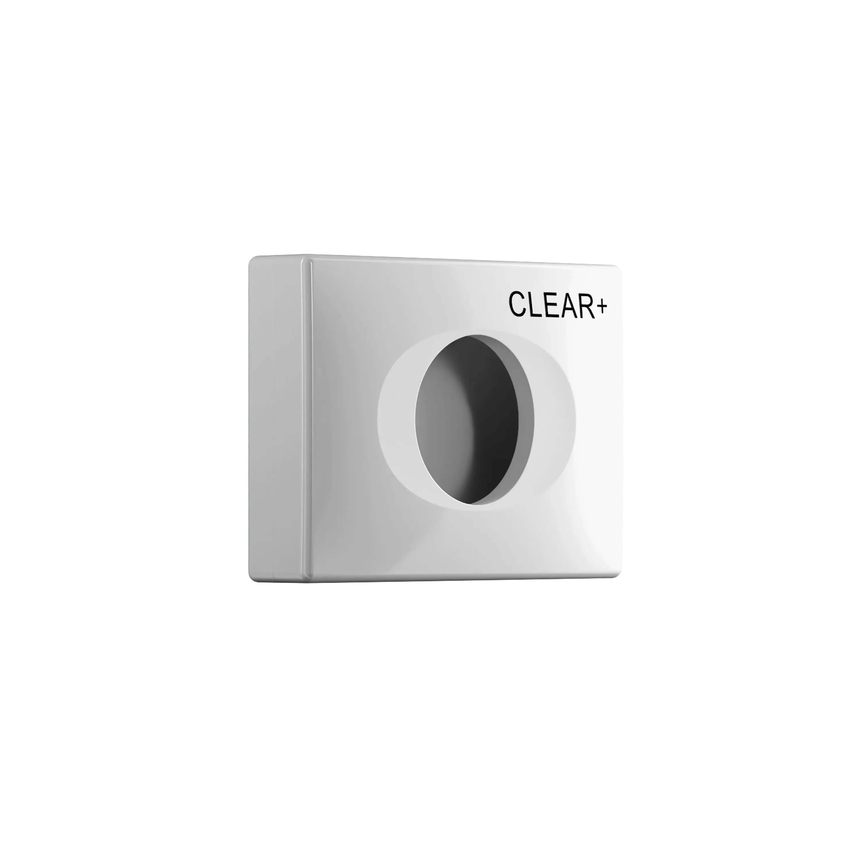 Clear+ sanitary bag holder white