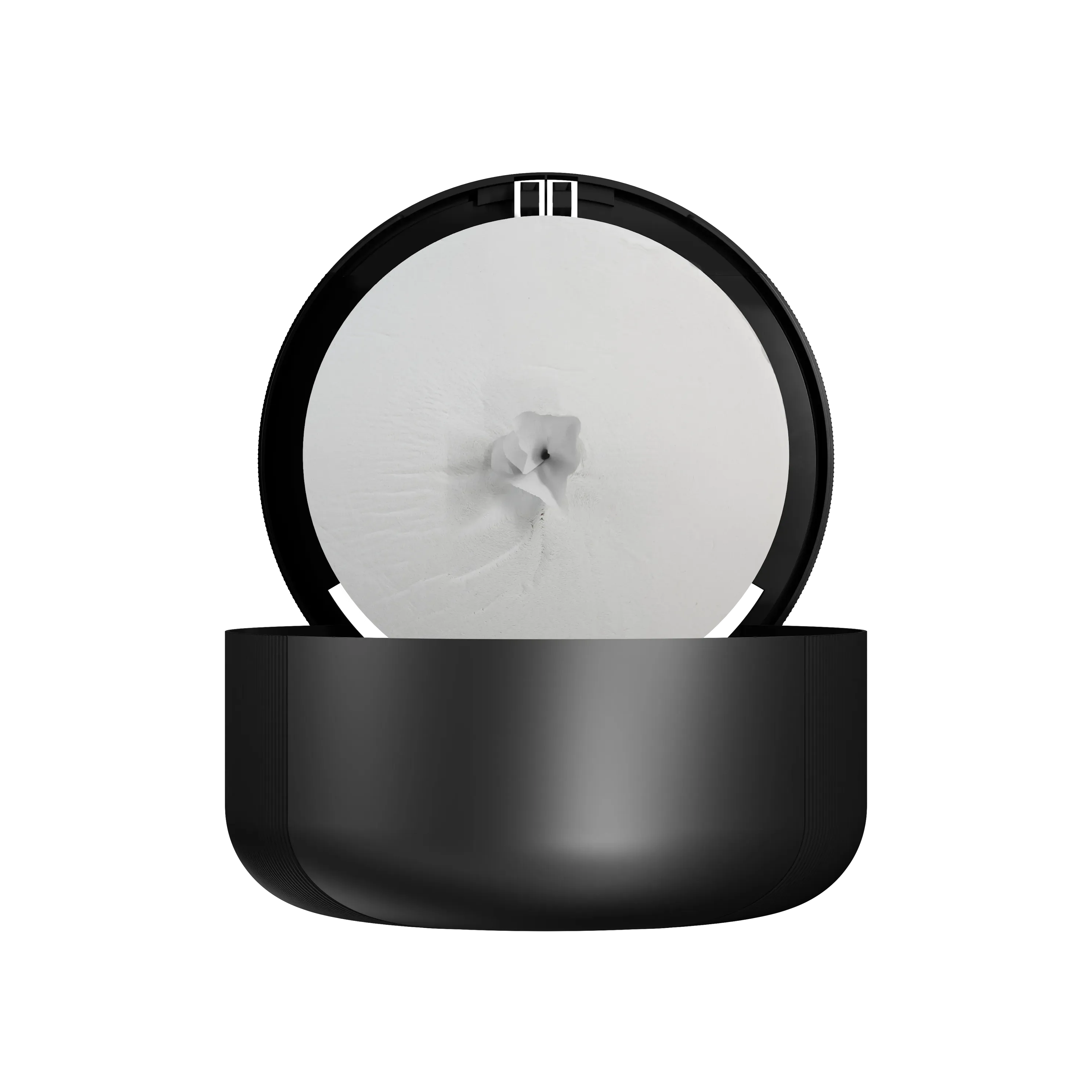Clear+ EcoBlack centrefeed toilet paper dispenser