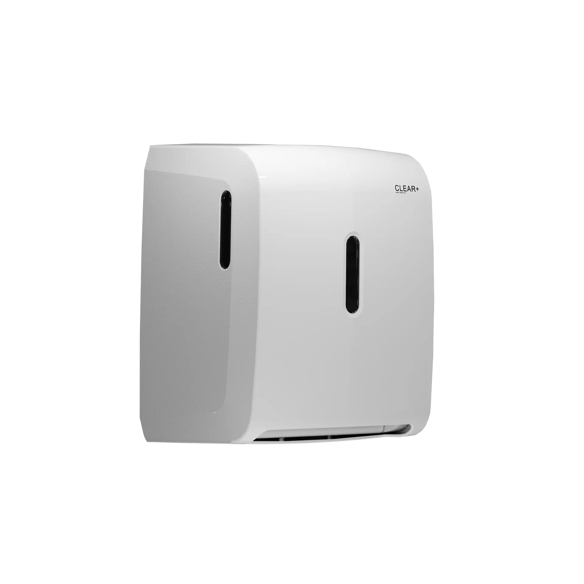 Clear+ Handtuchrollenspender weiß