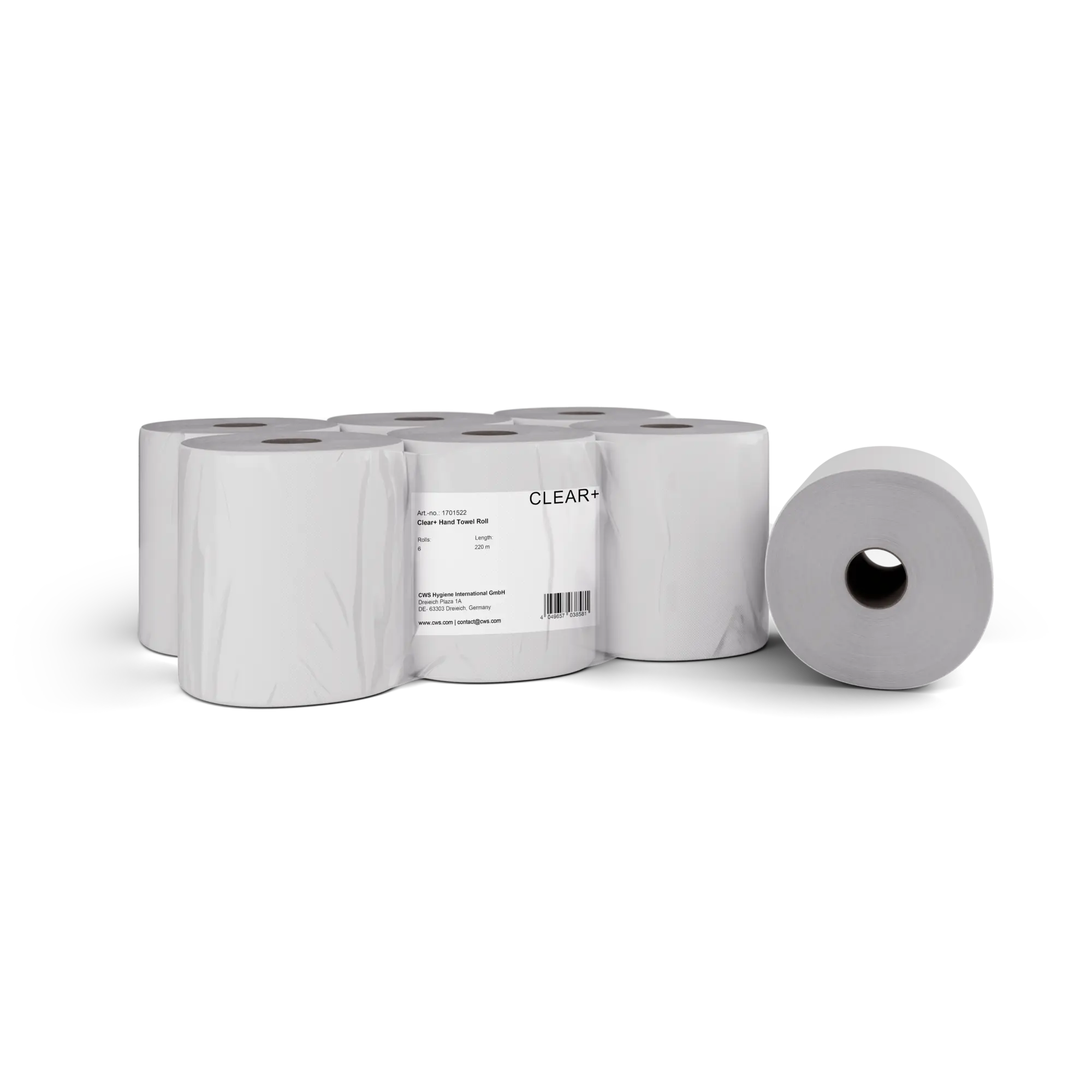Clear+ Handtuchrollen