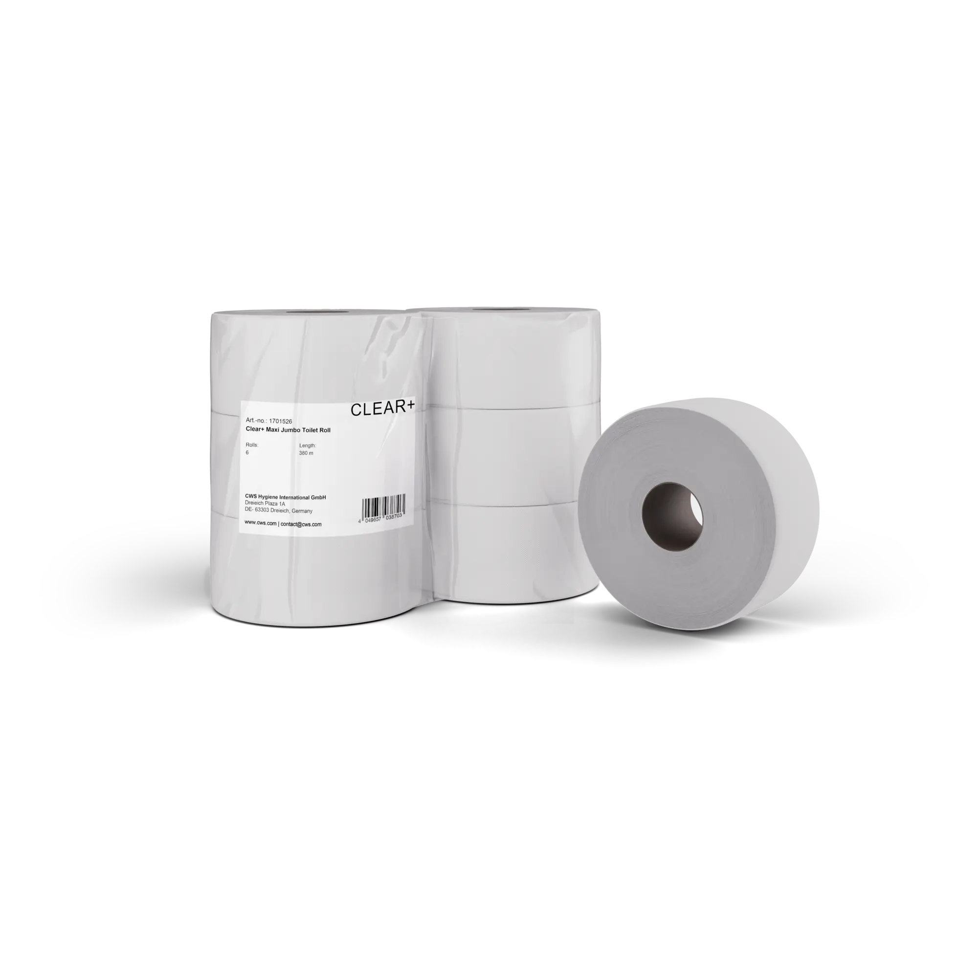 Clear+ Toilettenpapier Maxi Jumbo