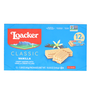 Classic Vanilla, creme-filled wafer cookies, 1.59oz / 12-ct