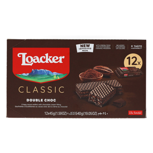 Classic DoubleChoc, creme-filled wafer cookies,1.59oz /12-ct