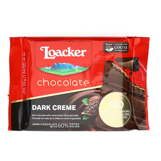 Chocolate Bar with Dark Creme & crispy wafer, 1.94oz