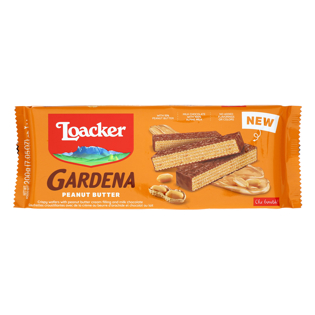 Gardena Peanut Butter, chocolate-enrobed wafer cookies, 7.05