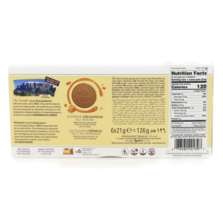 Tortina Caramel, chocolate coated wafer specialty, 4.44oz