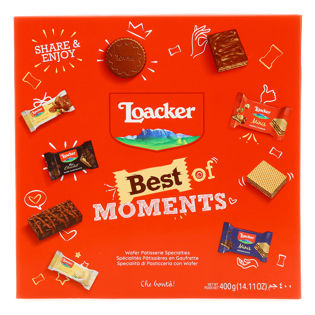 Best of Moments, variety pack of wafers & chocolates,14.11oz