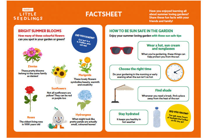 Summer loving gardens factsheet