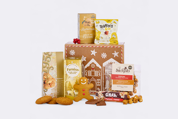 The Christmas gift box