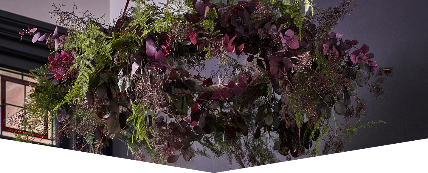 How to create a foliage chandelier