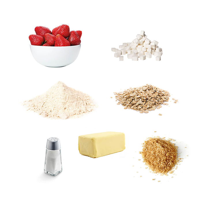 Strawberry Crumble-Ingredients