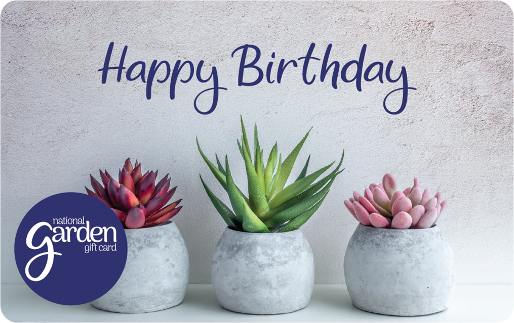 National Garden Gift Card-Happy Birthday