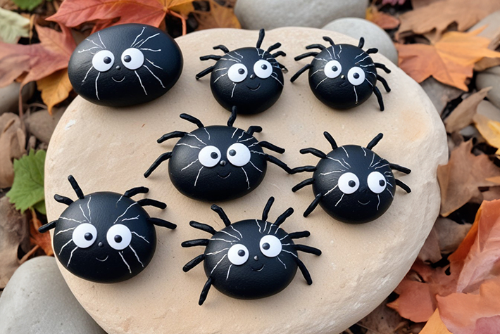 pebble spiders