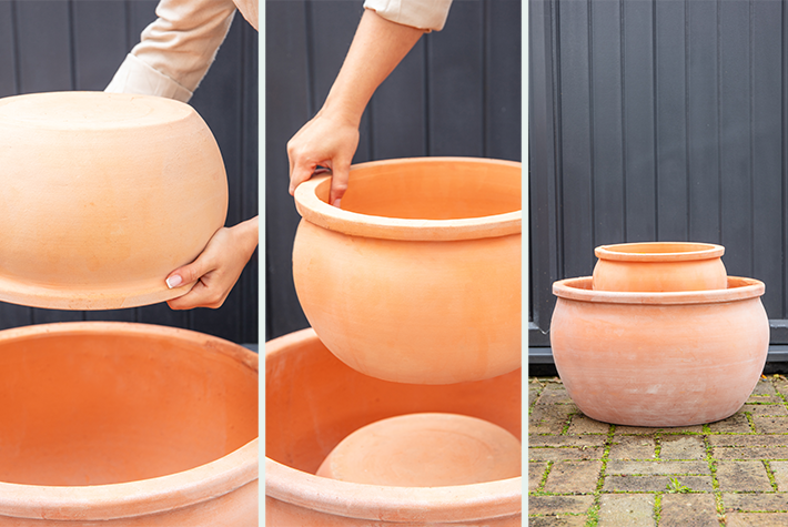 Terracota pots