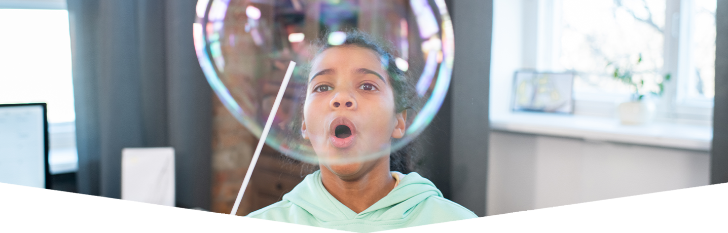 Just breathe bubble blower