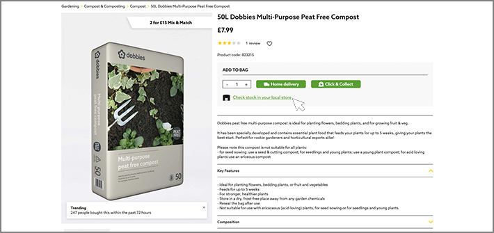 2. Open the stock checker