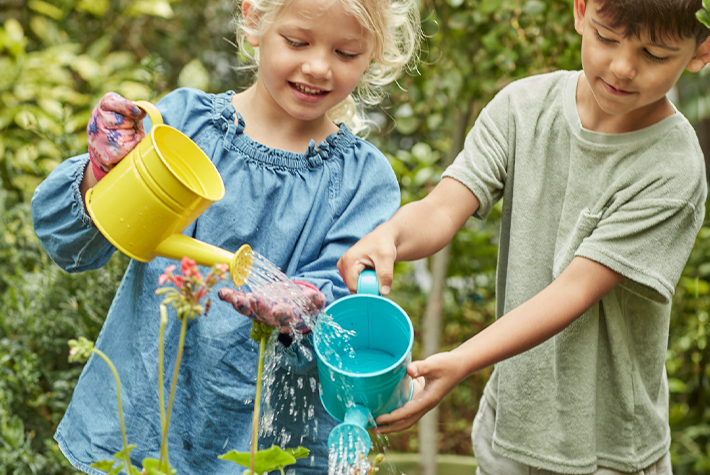 Kids gardening