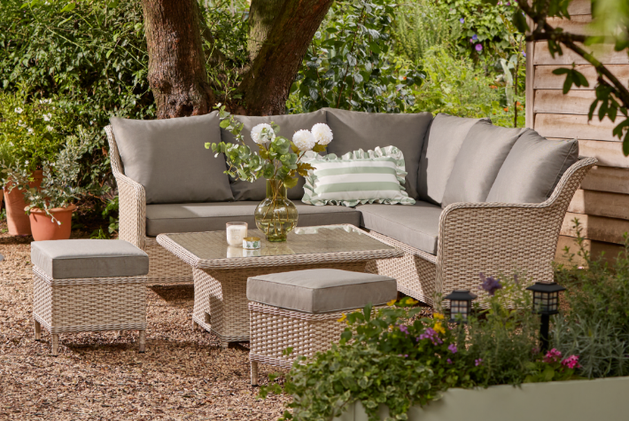 Resin garden furniture