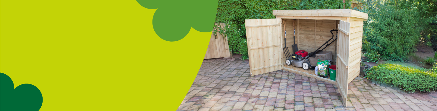 Garden storage boxes