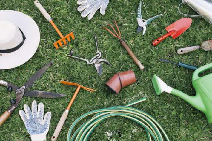 Trusty garden tools
