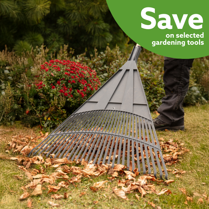 Save on selected gardening tools