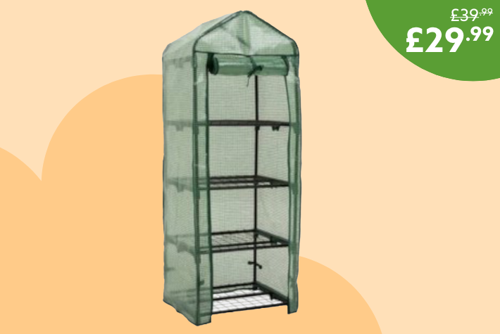 Dobbies 4 tier growhouse