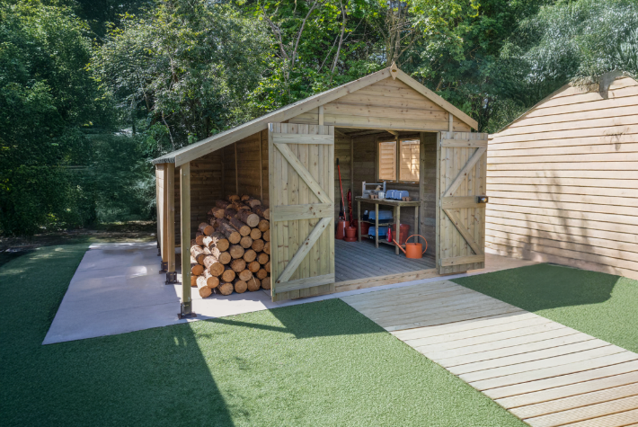 Shed access and pathways