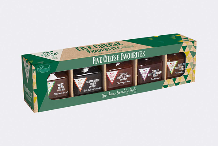 Five cheese favourites gift set