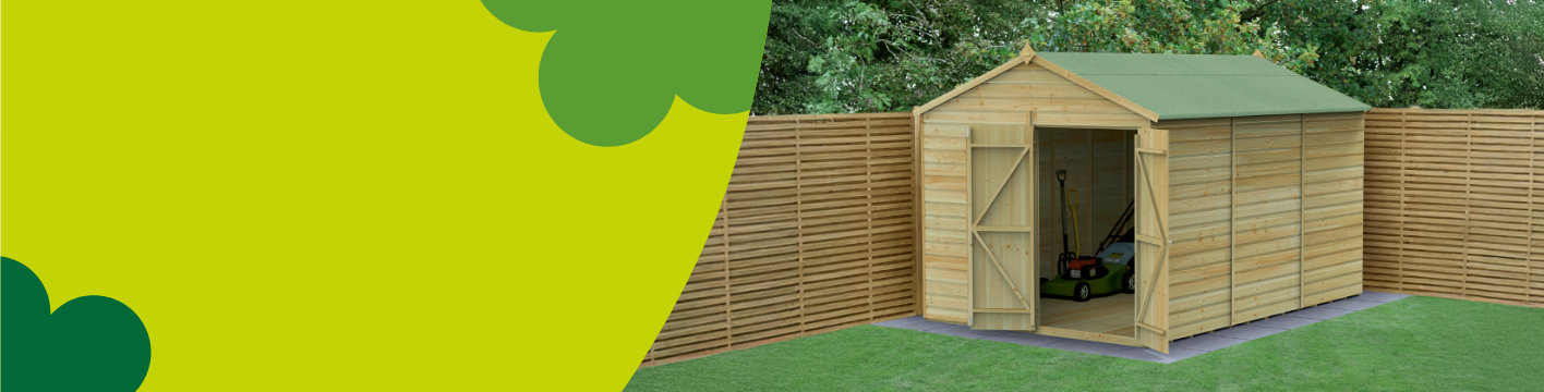 Garden sheds delivered & installed