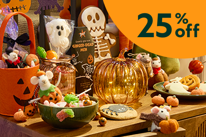 Halloween- 25% off food