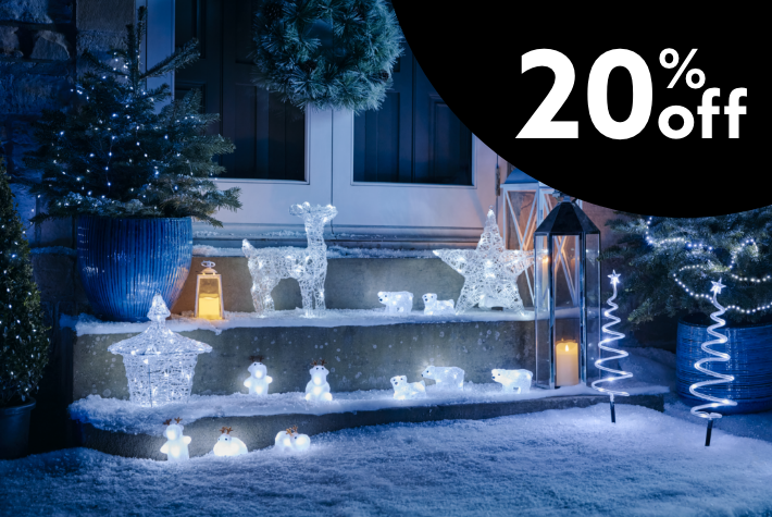 20% off Christmas lights