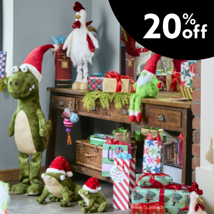 20% off Christmas characters