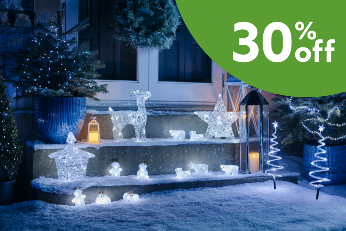 30% off Christmas lights