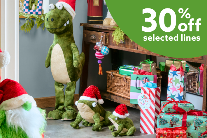 30% off selected Christmas decorations