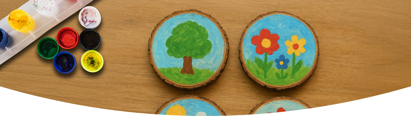 Make a coaster from your Christmas tree