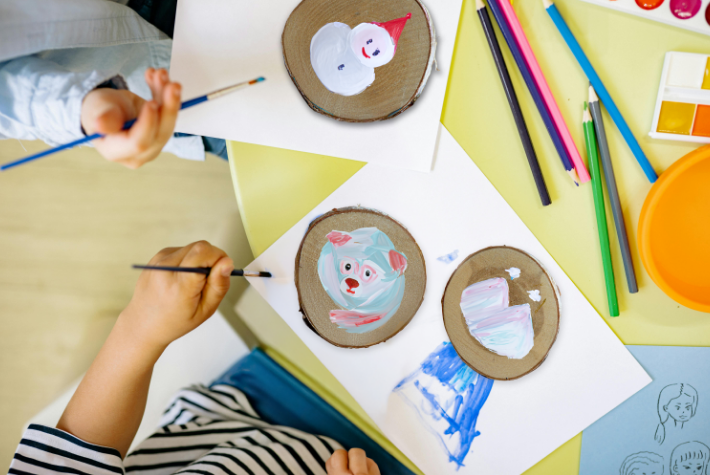Make a coaster from your Christmas tree