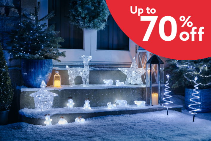 Up to 70% off All Christmas lights