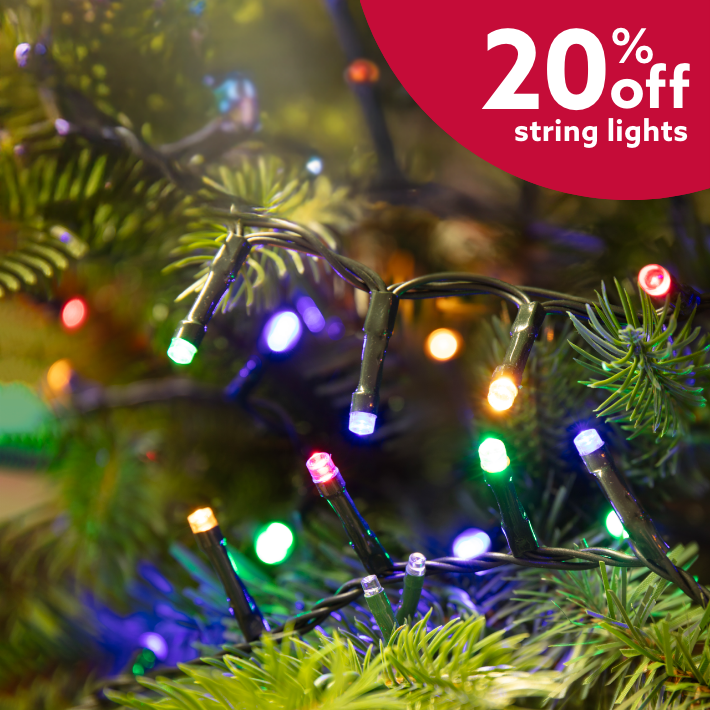 20% off string lights