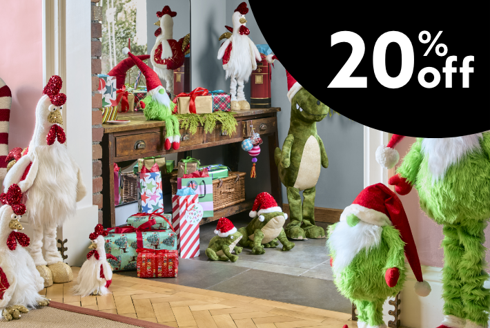 20% off room decorations