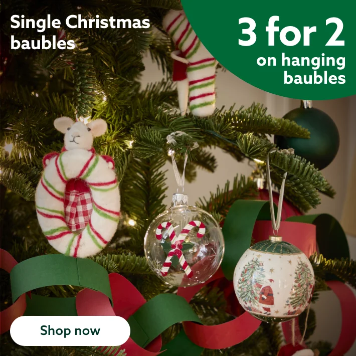 Single Christmas baubles