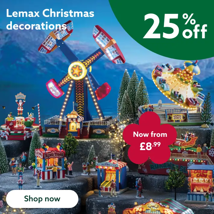 25% off Lemax Christmas decorations