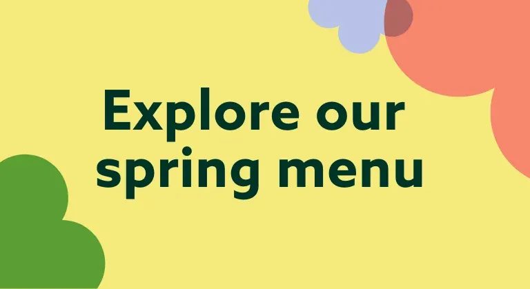 New Spring Menu