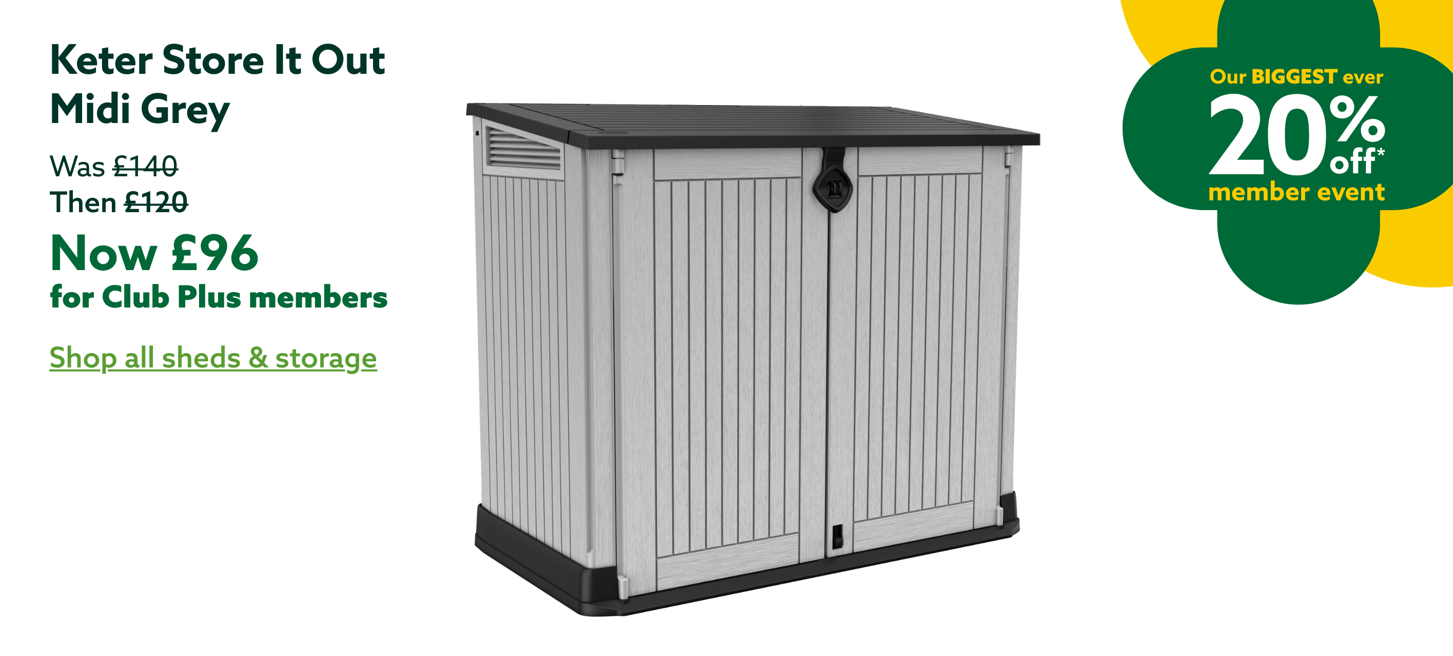 Keter Store It Out Midi Grey